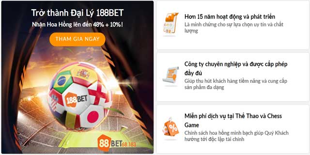 Đại Lý 188Bet - Kiếm Tiền Online Siêu Dễ Với Hoa Hồng Lên Tới 48% 3 Điều kiện và lưu ý khi đăng ký đại lý 188BET HIPHOP