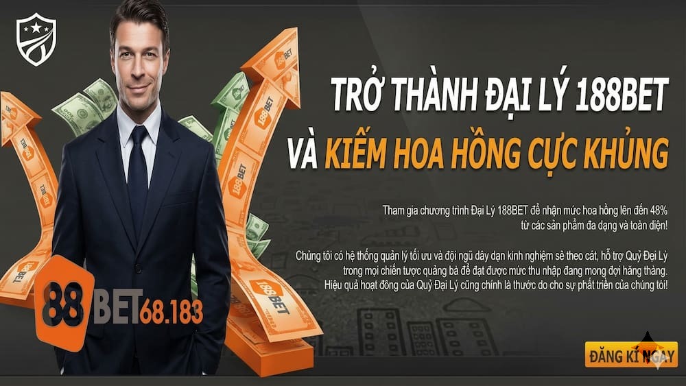 Đại Lý 188Bet - Kiếm Tiền Online Siêu Dễ Với Hoa Hồng Lên Tới 48% 2 Trở thành đại lý 188bet và kiếm hoa hồng cực khủng